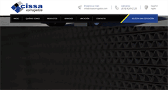 Desktop Screenshot of cissacorrugados.com